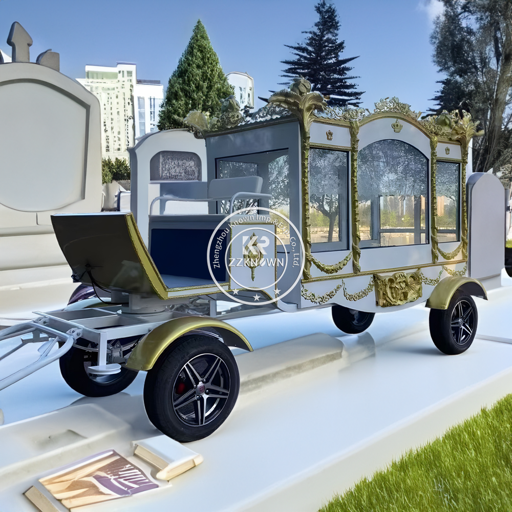 2024 Customized Electric Hearse With High Quality And Low Price High Quality Black Chariot Horse Drawn Hearse For Sale