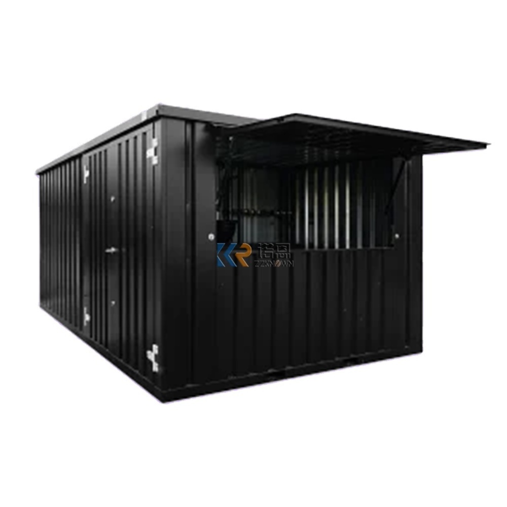 Modern Luxury 20ft Shipping Container with Kitchen Prefab House Booth for Outdoor Cafe Kiosk Pop-Up Shop Coffee Bar