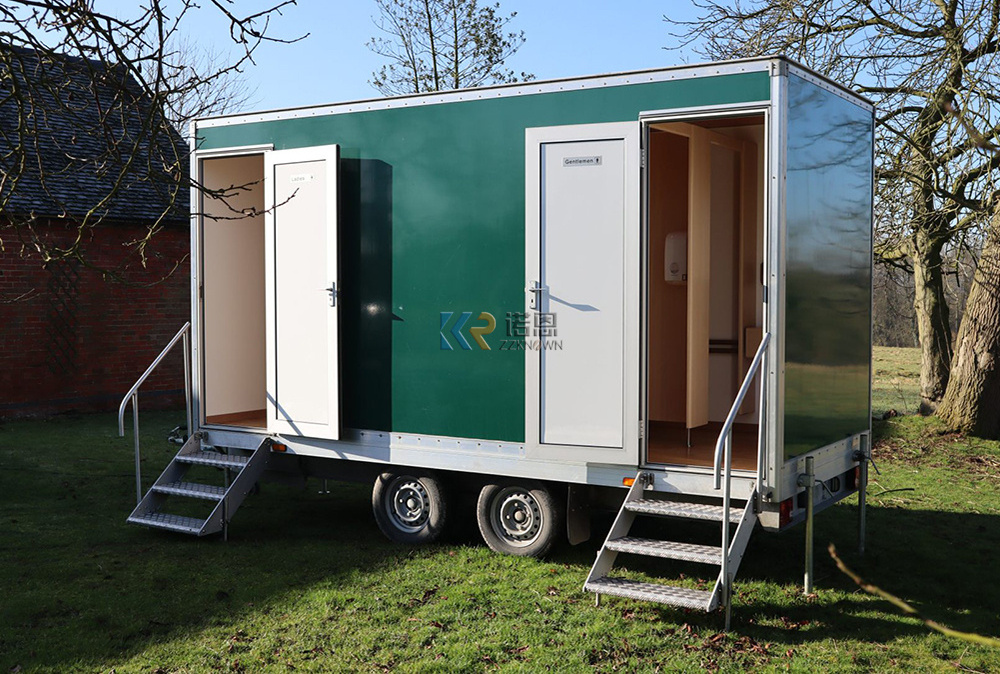 Restroom Toilets and Shower Outdoor Bathroom Trailer Toilet Mobile Portable Toilet or Trailer For Sale