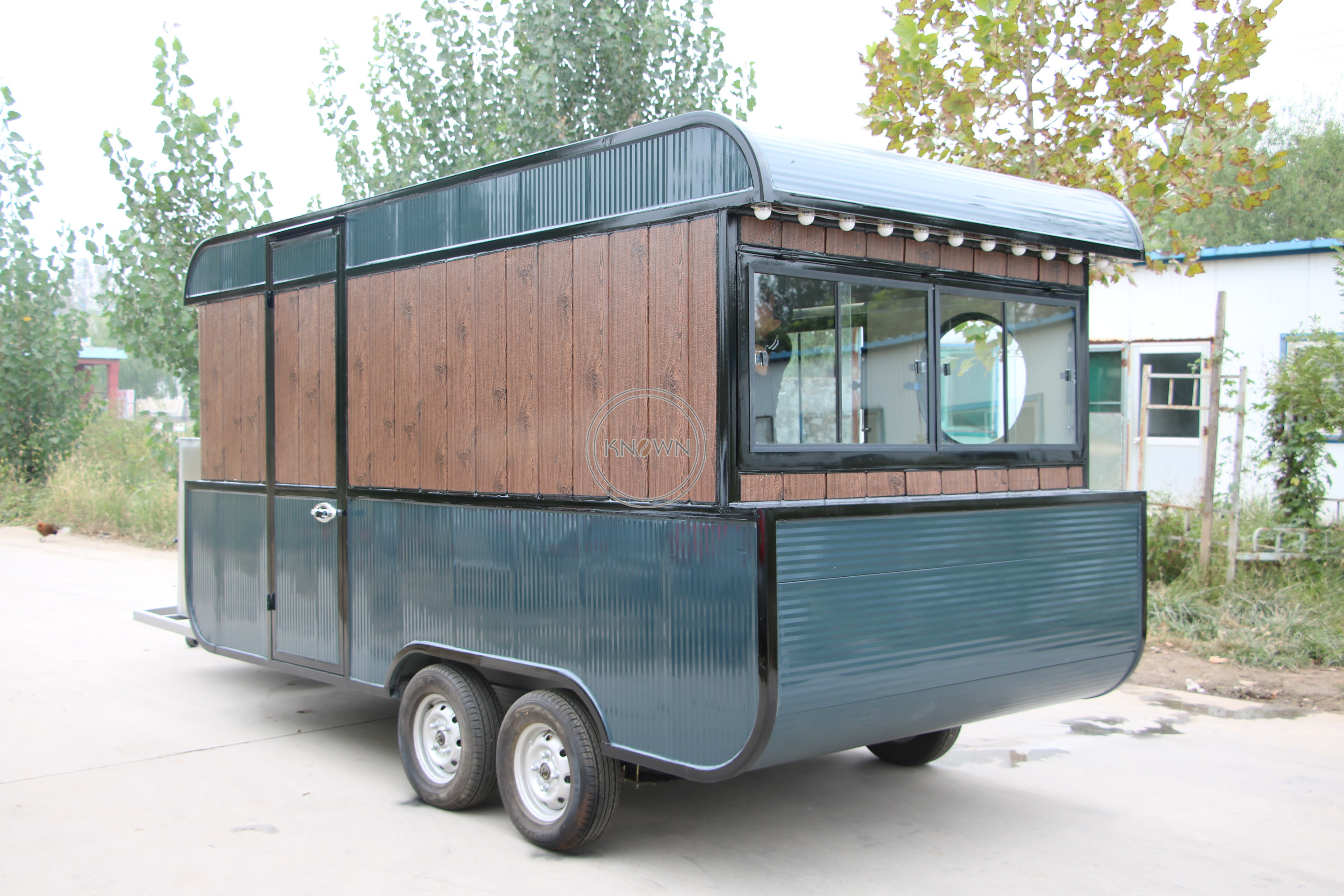 OEM Mobile Food Van Cart Caravan Customized Unique Catering Trailer Truck for Sale Hamburger