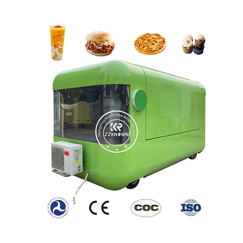 2024 Customized Free Shipping Airstream Food Trailer Craigslist Second Hand Food Truck Made In China