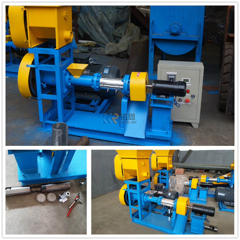 Automatic Fish Cattle Feed Machine Fish Feed Extruder Line Easier Operation Floating Fish Feed Mill Extruder Machine