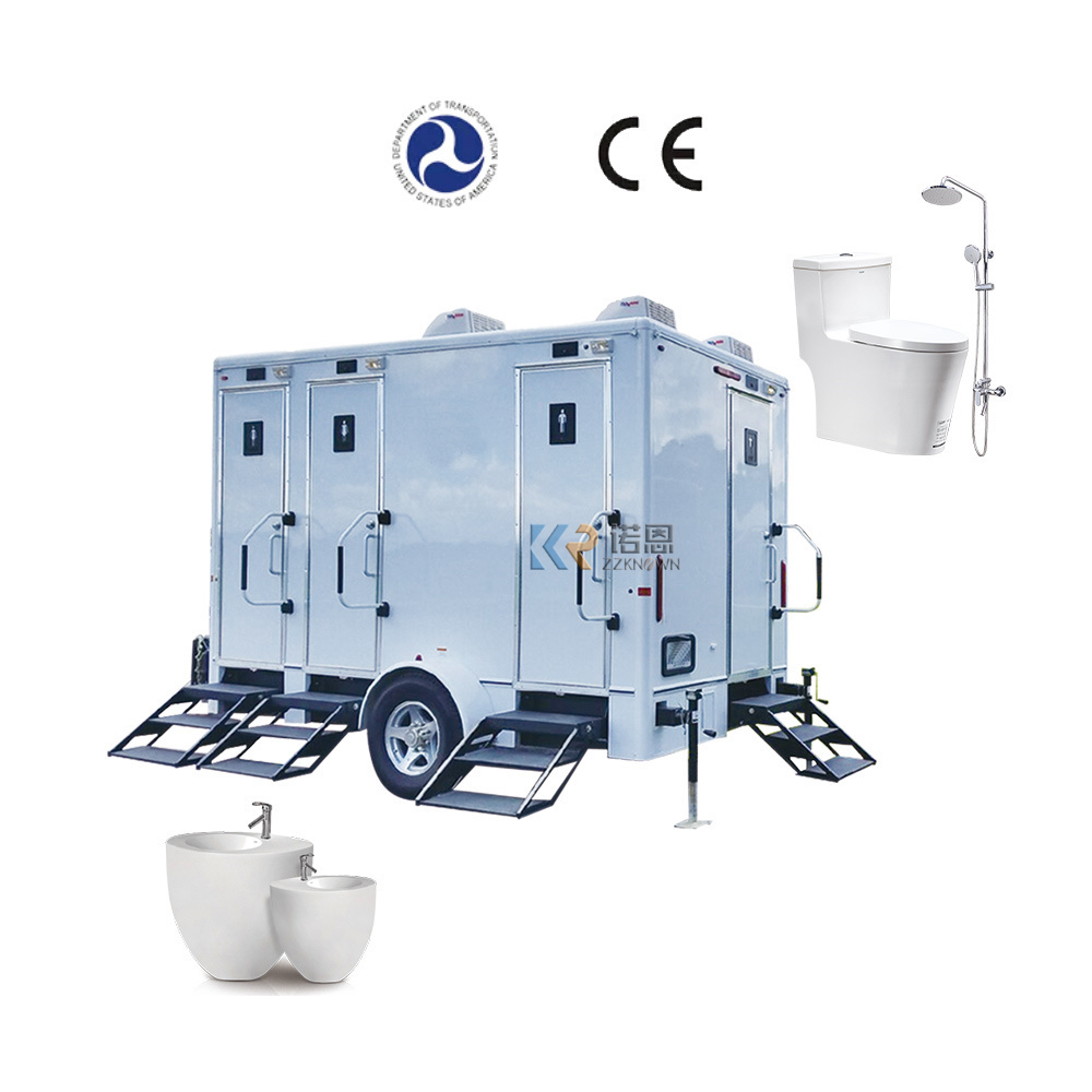 2024 China Outdoor Mobile Bathroom Portable Restroom Trailers Used Portable Toilets For Sale