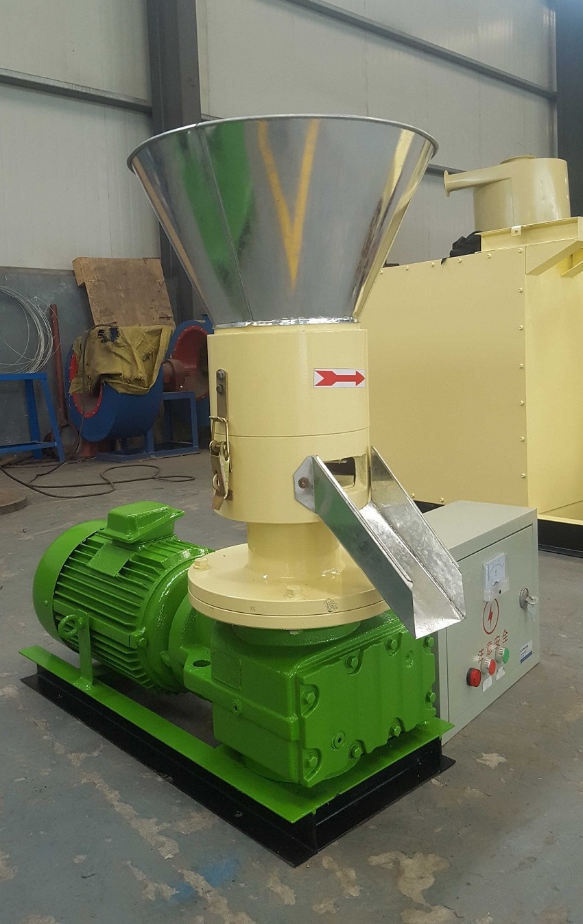 OEM CE Approved Wood Pellet Machine Small Capacity 100-120KG/H Sawdust Biomass Pellet Mill Hot Sell in Chile