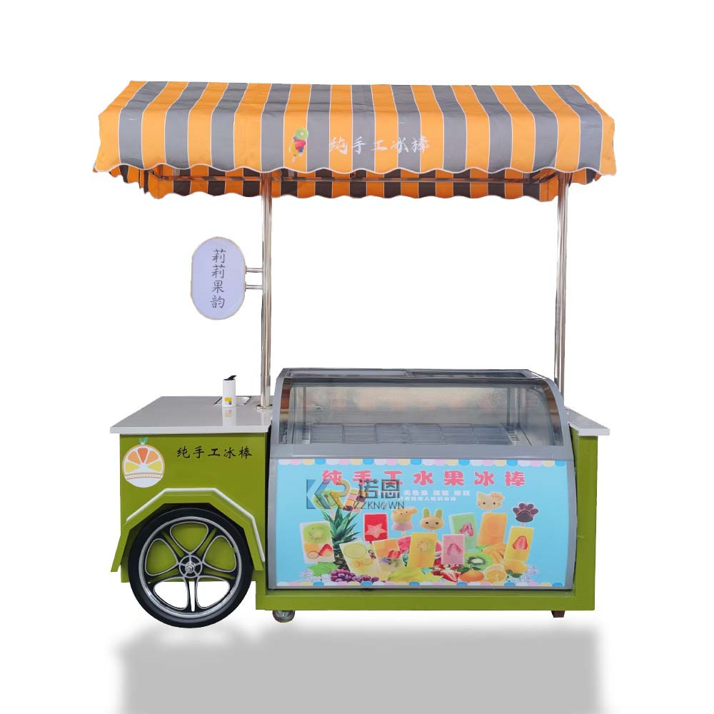 2024 Ice Cream Pastry Cabinet Manufacturers Snack Trailer Manufacture Ice Cream Car Europe Popsicle Vending Van for Sale