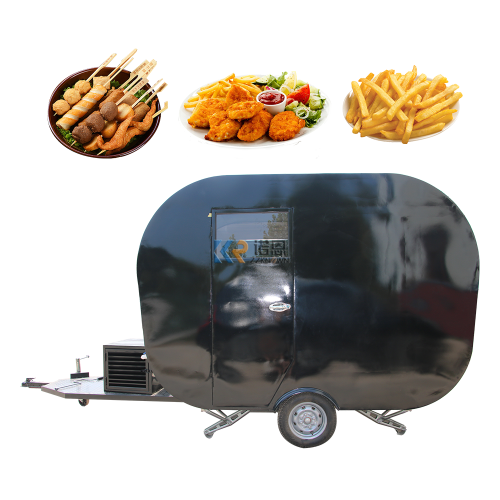 Outdoor Concession Mobile Pizza Truck Food Cart Coffee Catering Trailer with Full Kitchen Equipment Fryer Chicken Griddle Van