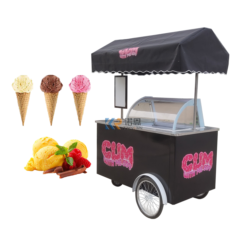 2024 Fast Delivery Mobile Cart Food Kiosk For Sale Food Trailer Ice Cream Cart For Sale