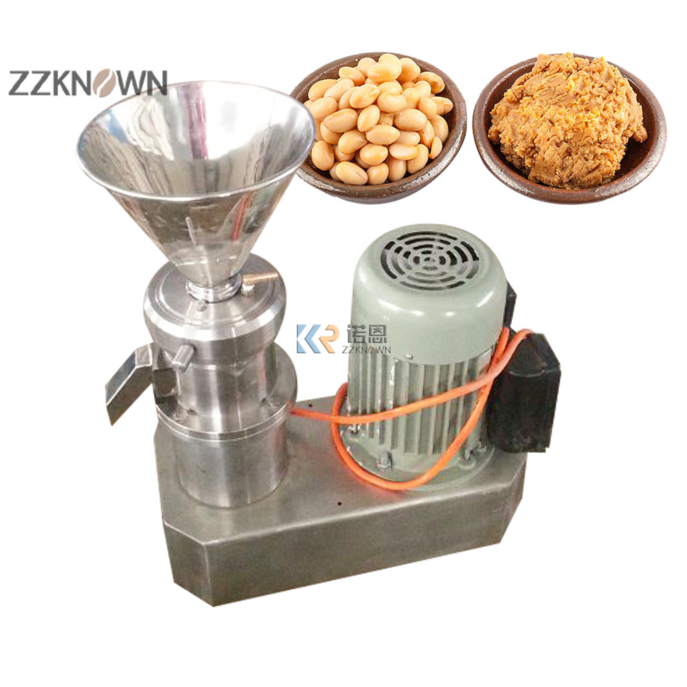 Vertical Type Colloid Mill Stainless Steel Peanut Butter Making Machine Commercial Nut Grinder Tomato Paste