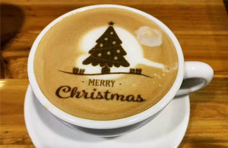 OEM Christmas 3D Digital Edible Inkjet Printing Machine Latte Color Coffee Printer Automatic Selfie Coffee Printer Machine