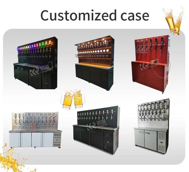 2024 Carbonated Beverage Fountain Soda Machine   Electric Post Mix Dispenser Commercial Beer Dispenser