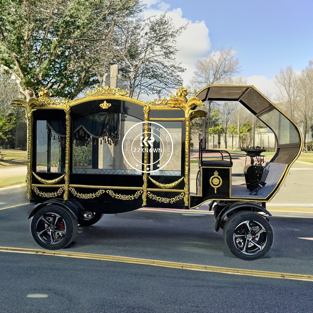 2024 European Retro Style Hearseluxury Style Trailer Hearse Horse Drawn Hearse