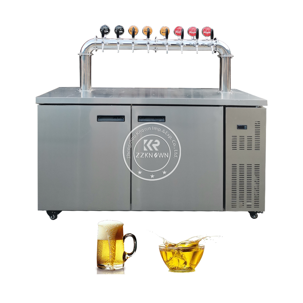 2024 Customs Logo Drink Dispensers Beer Tap 1.5L 3L Beer Tower With Ice Tube Faucets Water Beer Machines Dispenser