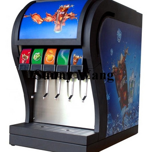 OEM Summer Frozen Soda Dispenser Carbonated Cold Drink Fruit Juicer Post Mix Soda Fountain Machine with CE