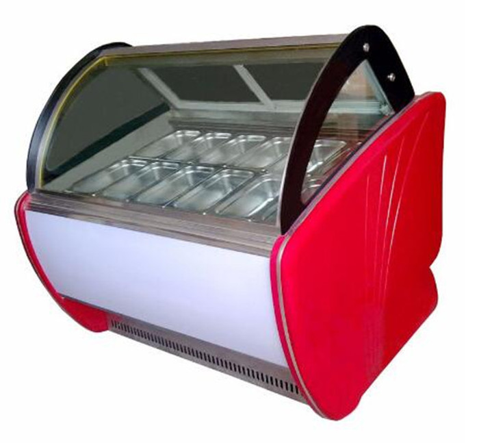 OEM Luxury Ice Cream Display Food Grade Popsicle Cabinet Freezer for Sale Cake Commercial Snack Showcase