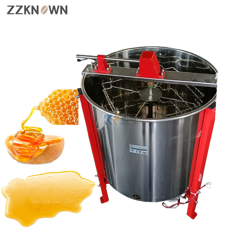 Honey Extractor Machine 4 Frames 6 Frame Electrical Centrifuge Honey Beehive Wax Separator Honey Extractor For Beekeeping Plant