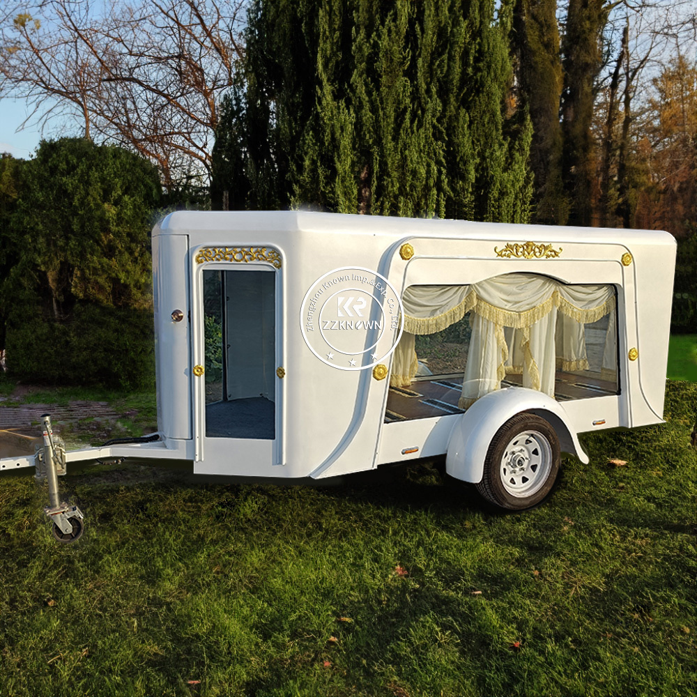 2024 White Horse Drawn Funeral Hearse Carriage Nigerian Funeral Hearse Wagon Carriage Antique White Funeral Coffin Carriage