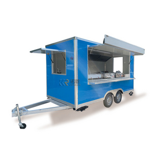 2024 Refrigerator And Air Conditioner Fully Equipped Food Truckfood Trailerfast Food Truck Food Catering Trailer for Sale