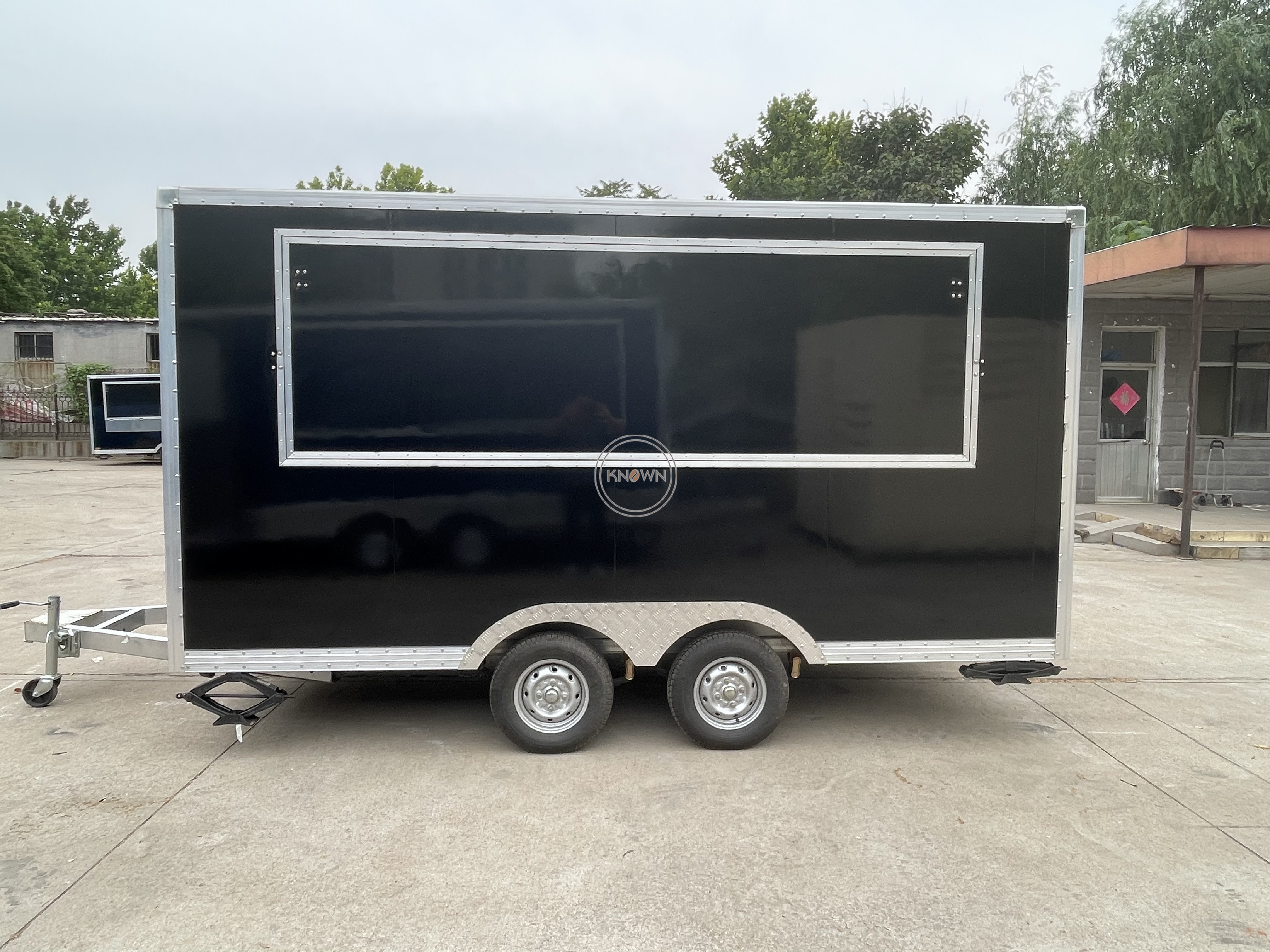 China Hot Sale Food Truck Shipping Container Food Kiosk Bubble Tea Food Trailer for Sale