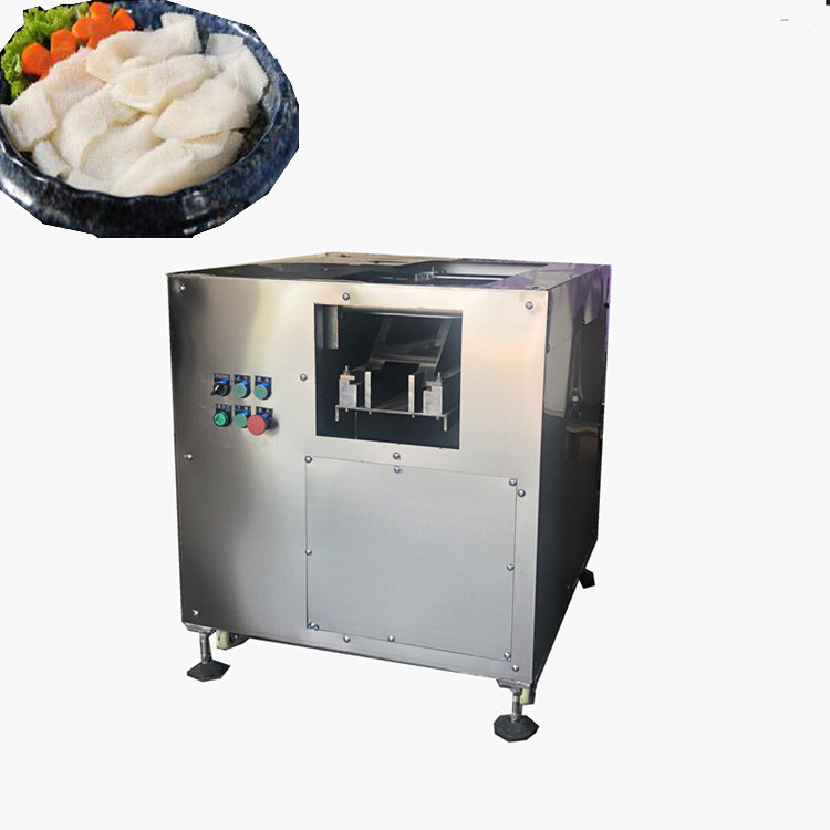 2022 High efficiency automatic beveled fish fillet slicing machine for fish machine cutter