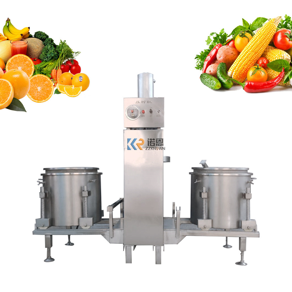 Hydraulic Fruit Vegetable Juice Filter Press Herbal Residue Filter Juicer Extractor Double Barrel Herb Tea Juicing Machine