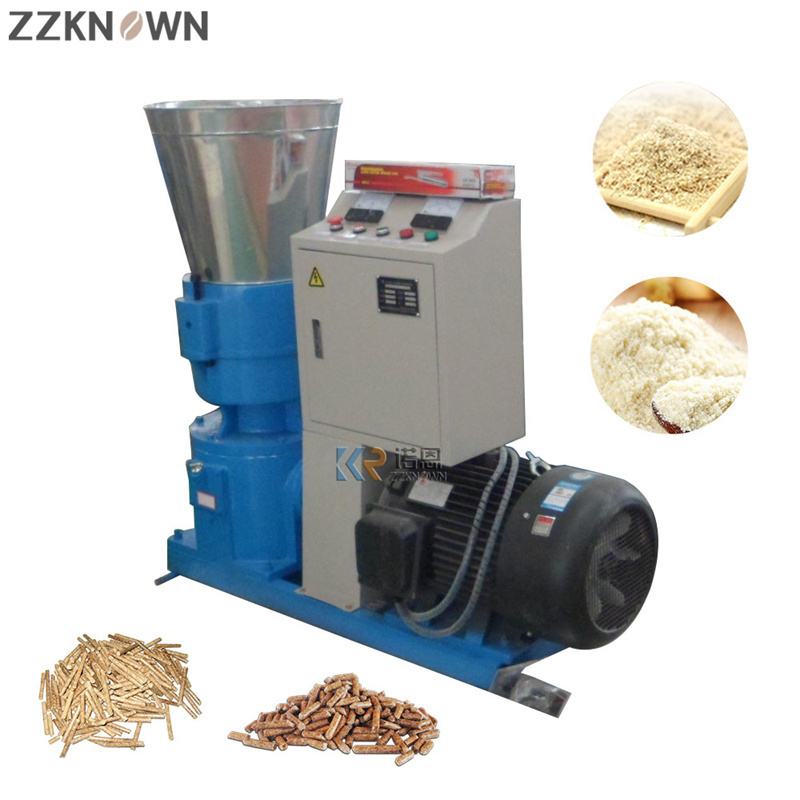 Farm Use Small Poultry Animal Feed Pellet Pelletizer Mini Chicken Feed Making Machine Livestock Food Miller Extruder Equipment