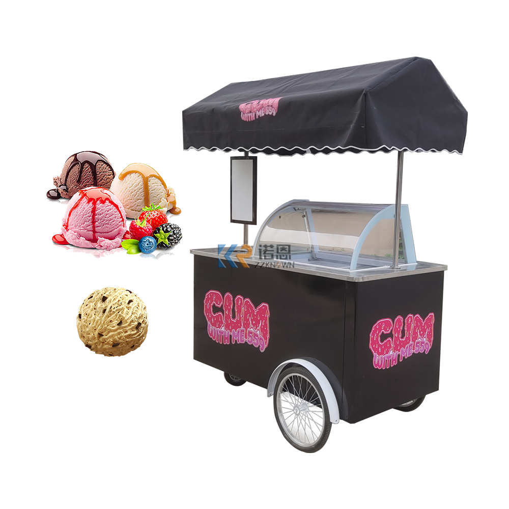 2024 Fast Delivery Mobile Cart Food Kiosk For Sale Food Trailer Ice Cream Cart For Sale