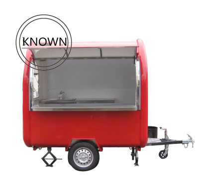 2024 Christmas Mobile Remorque Food Truck for Sale in Dubai Stainless Steel Fast Food Trailer with CE Certificate Promotion