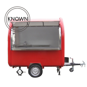 2024 Christmas Mobile Remorque Food Truck for Sale in Dubai Stainless Steel Fast Food Trailer with CE Certificate Promotion