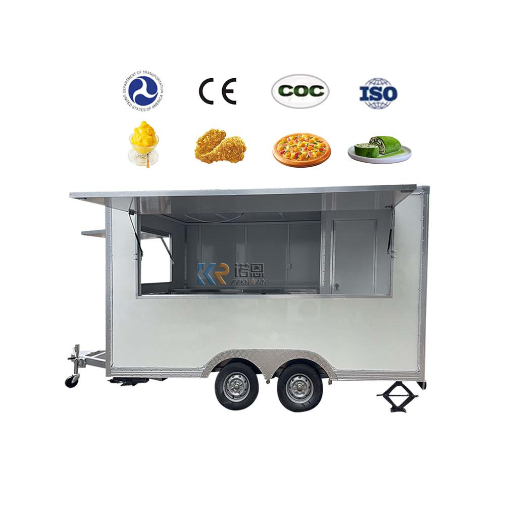 Hot Sale Mobile Bbq Cart Ice Food Trailers For Sale In Philippines Fully Equipped Food Truck With Toilet