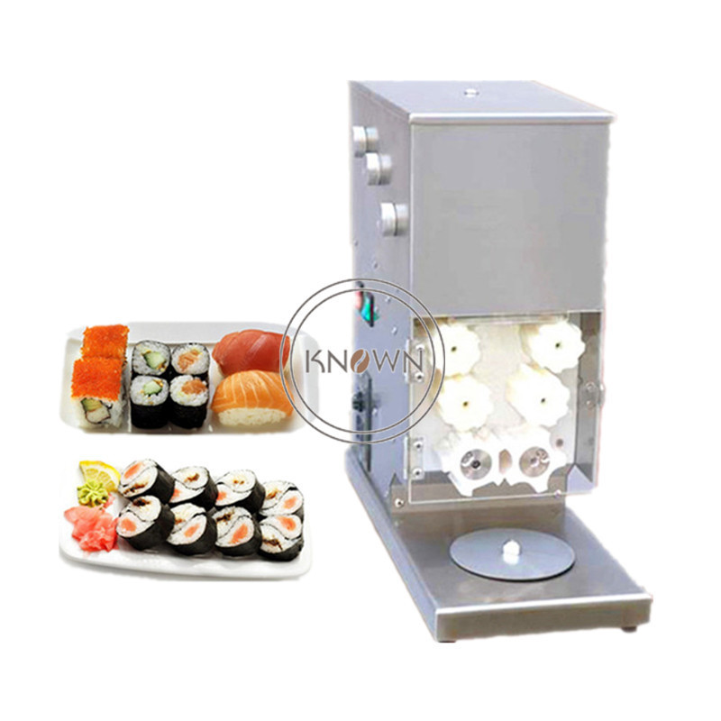 2022 Food Grade Automatic Tabletop Sushi Rolling Roller Making Machine Portable Electric Rice Ball Maker Machine