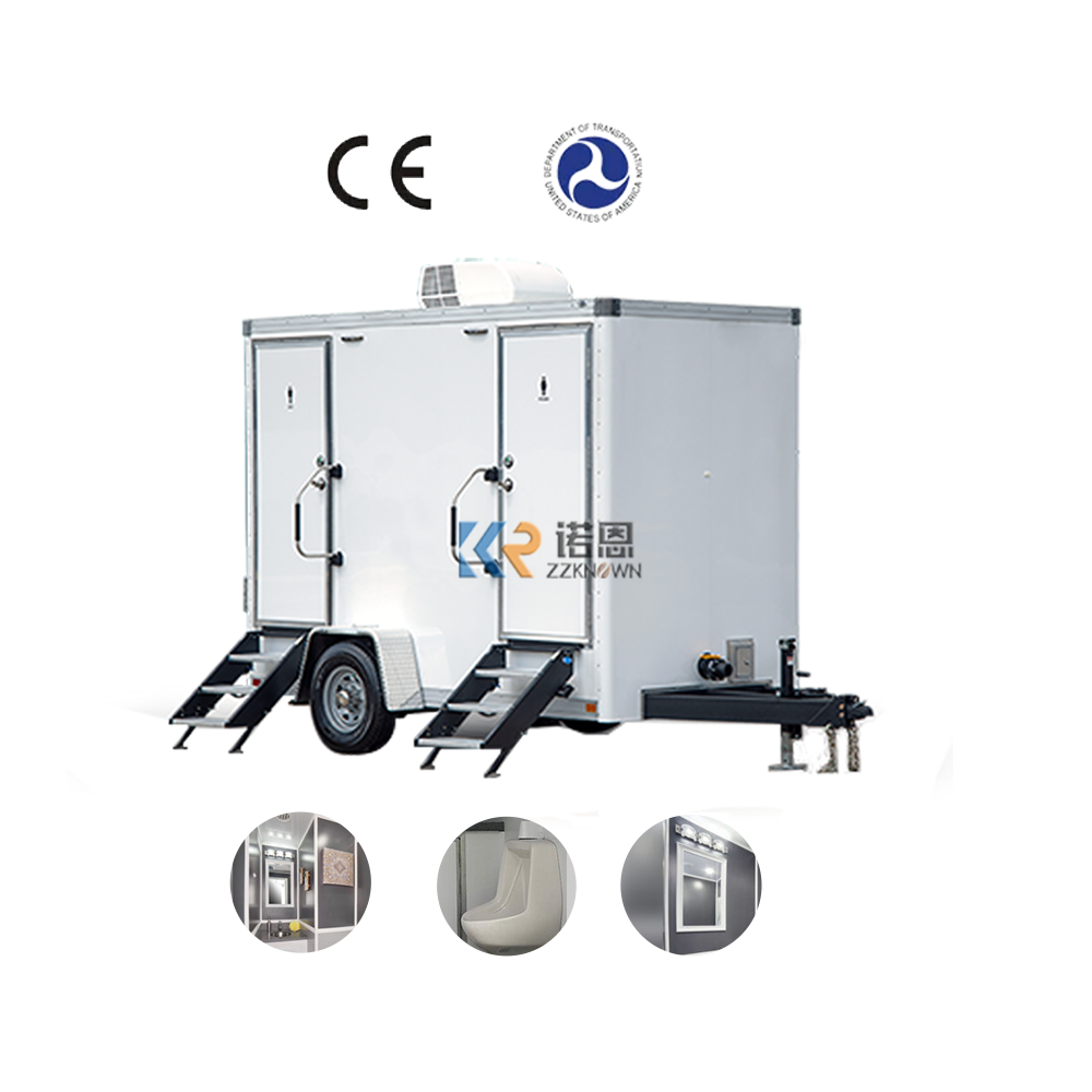 2024 Portable Restroom Toilet Trailers Mobile Portability Toilet For Sale Temporary Toilet Room With Shower