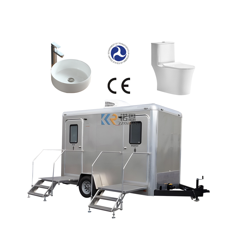 2024 Prefab House Chemical Toilet Outdoor Mobile Toilet Piece Mobile Toilet Trailer Portable Bathroom Cabin