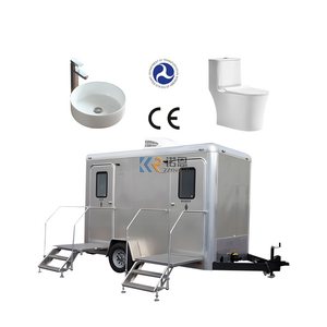 2024 Prefab House Chemical Toilet Outdoor Mobile Toilet Piece Mobile Toilet Trailer Portable Bathroom Cabin