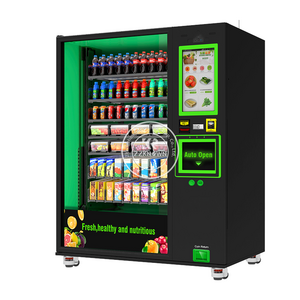 2024 Easy To Operated Ice Cube Vending Machine With Auto Bagging 24 Hours Self-Service Combo Vending Machine