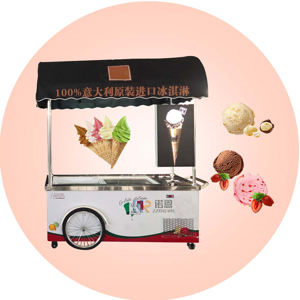 2024 Australian Standard Used Cute Food Vendor Carts Ice Cream Shawarma Food Cart For Sale