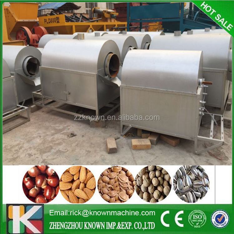 2022 Commercial cashew nut roasting machine / peanut roasting machine for sale