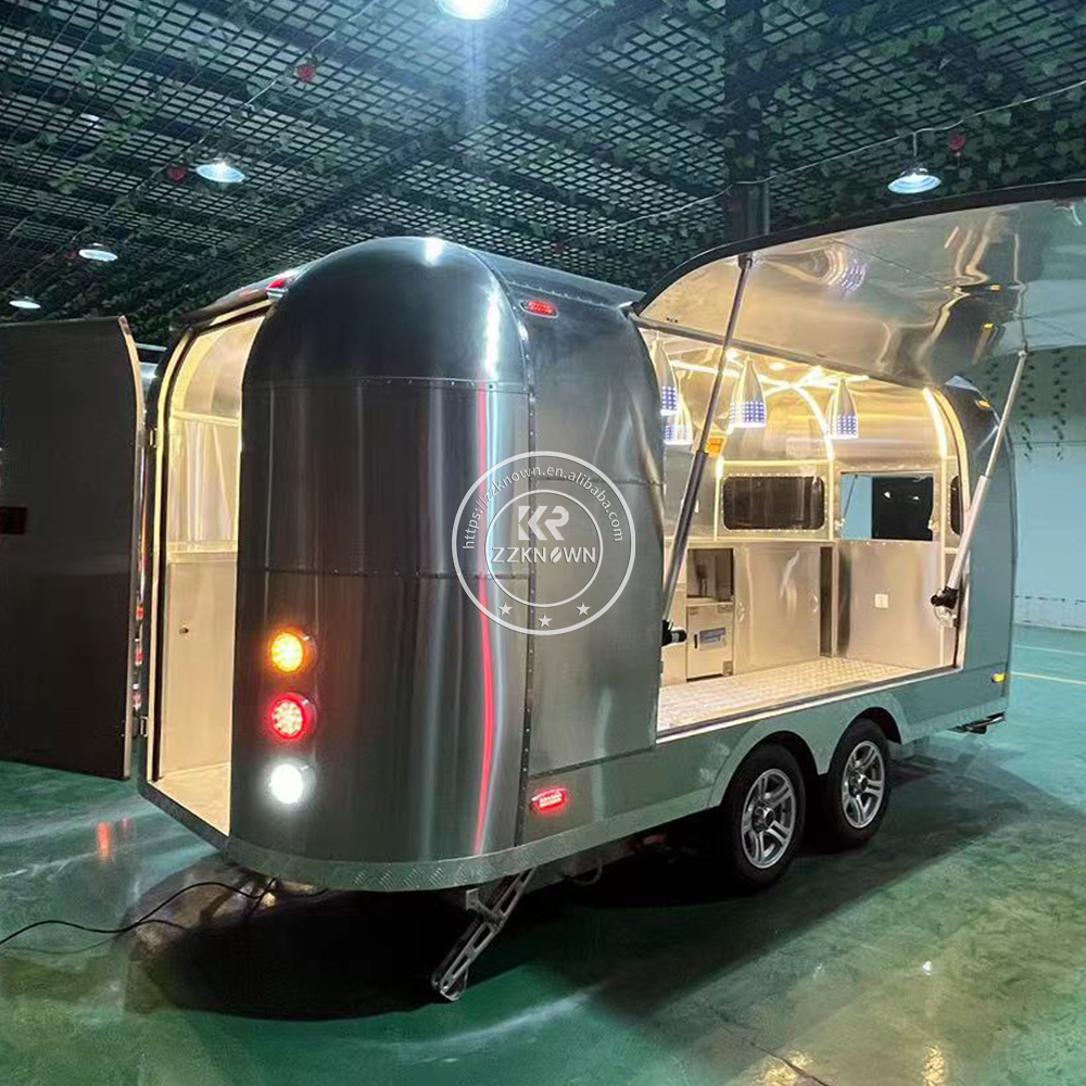 2024 Mobile Food Trucks Slush Vending Cart Ice Cream Coffee Food Truck Airstream Pizza Food Trailer