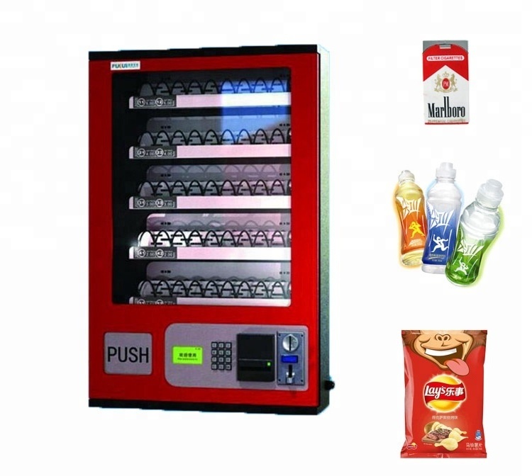 2022 Tabletop Dispenser Machine support Coin and Bill Payment Mini Snack Vending Machines