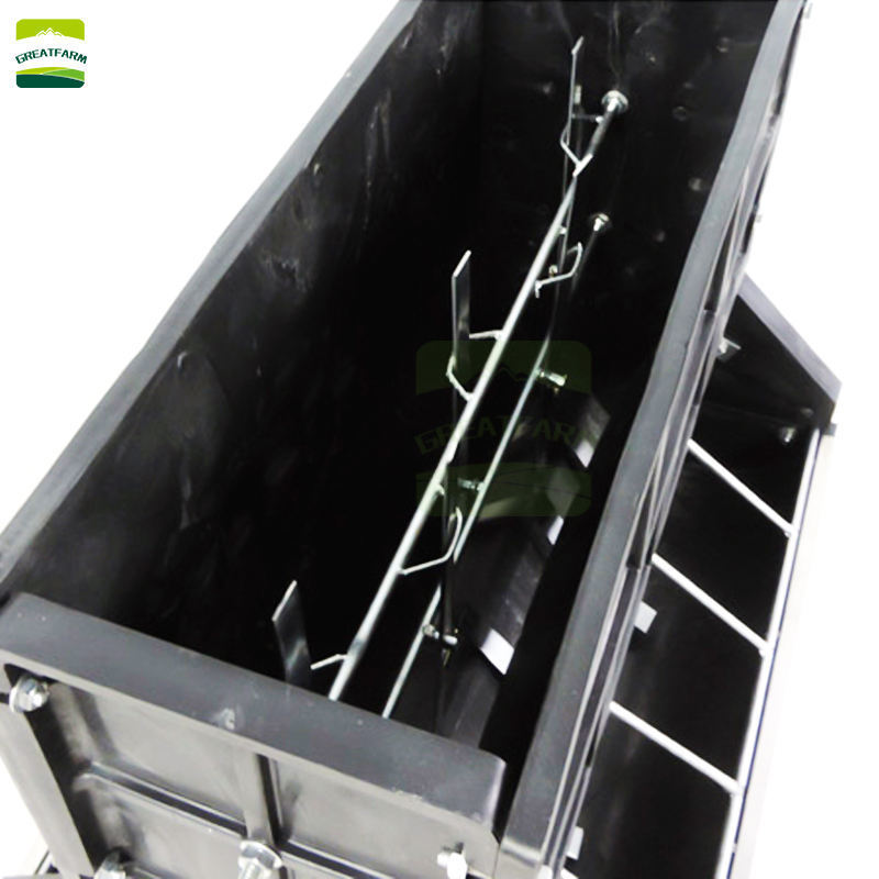 Great Farm Plastic Double-Side Automatic Pig Feeding Trough Hog Feeders for Farming Equipment