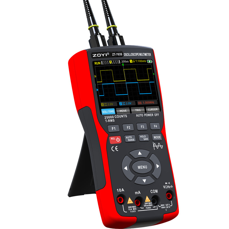 ZOYI ZT-703S 3in1 dual channel Oscilloscope+ signal generator + multimeter 50MHz Bandwidth