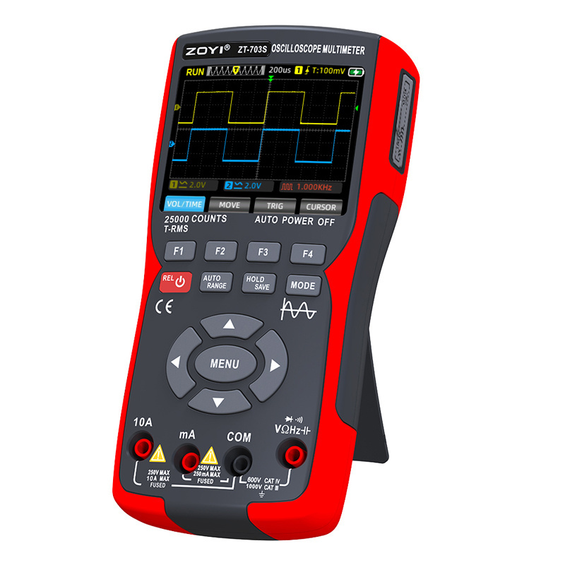 ZOYI ZT-703S 3in1 dual channel Oscilloscope+ signal generator + multimeter 50MHz Bandwidth