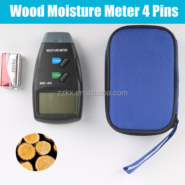 Low Price LCD 4 Pins Range 40% Digital Wood Moisture Meter MD-4G Humidity Tester