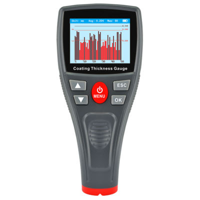 Colorful LCD Coating Thickness Gauges 0~1500um/0~59mil/0~1.5mm WT2110