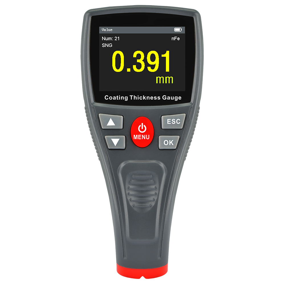 Colorful LCD Coating Thickness Gauges 0~1500um/0~59mil/0~1.5mm WT2110