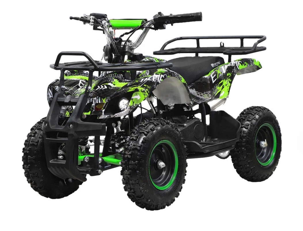 Mini kids four wheeler quad off road 4x4 atv 49cc power steering