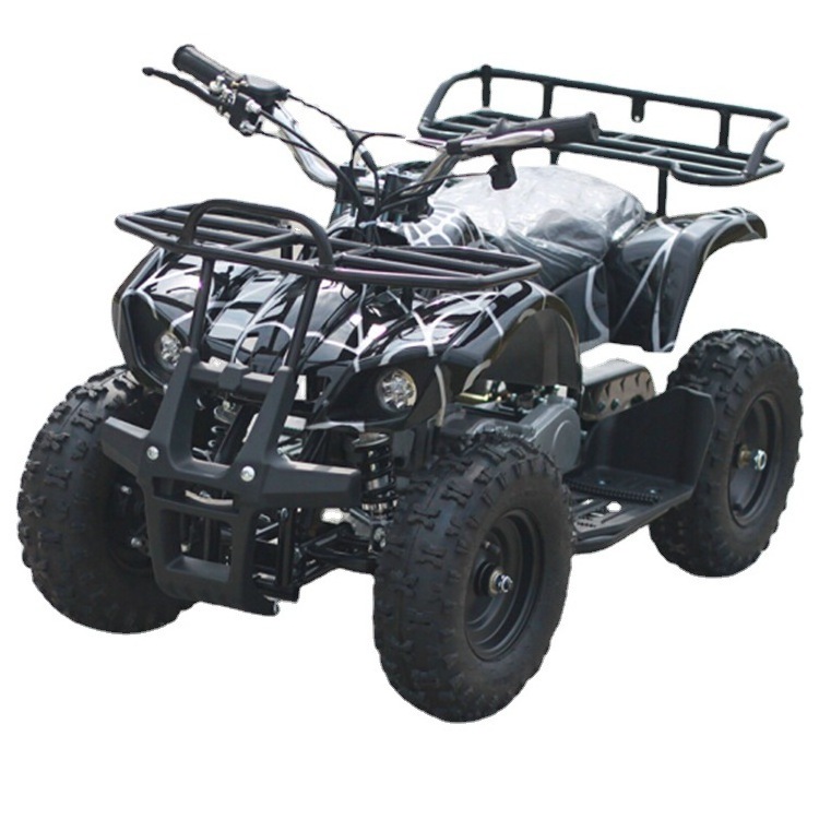 Mini kids four wheeler quad off road 4x4 atv 49cc power steering