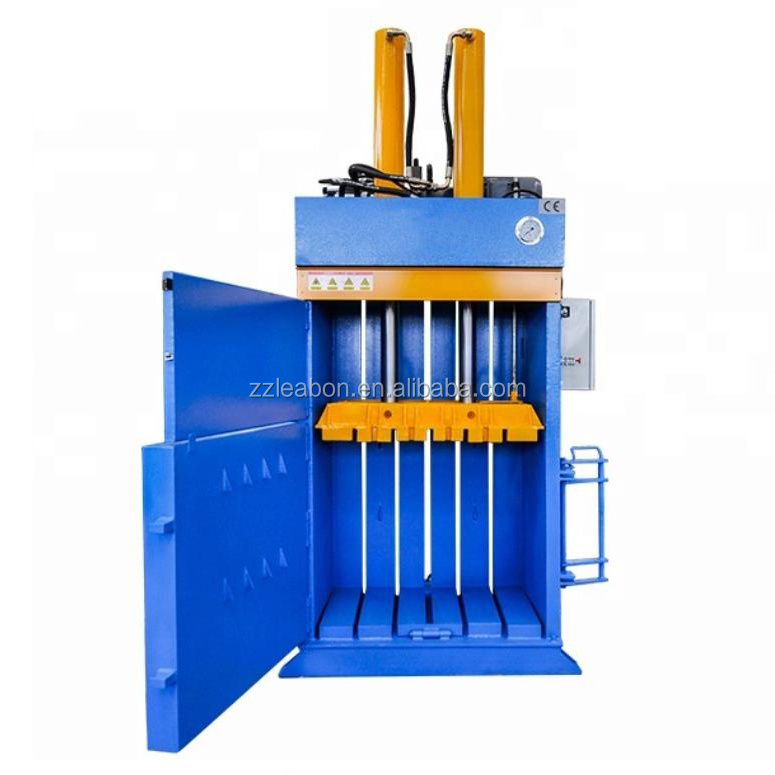 Vertical Press Plastic Bale Machine, Hydraulic Baler Used Clothes Compressing Baler Machine