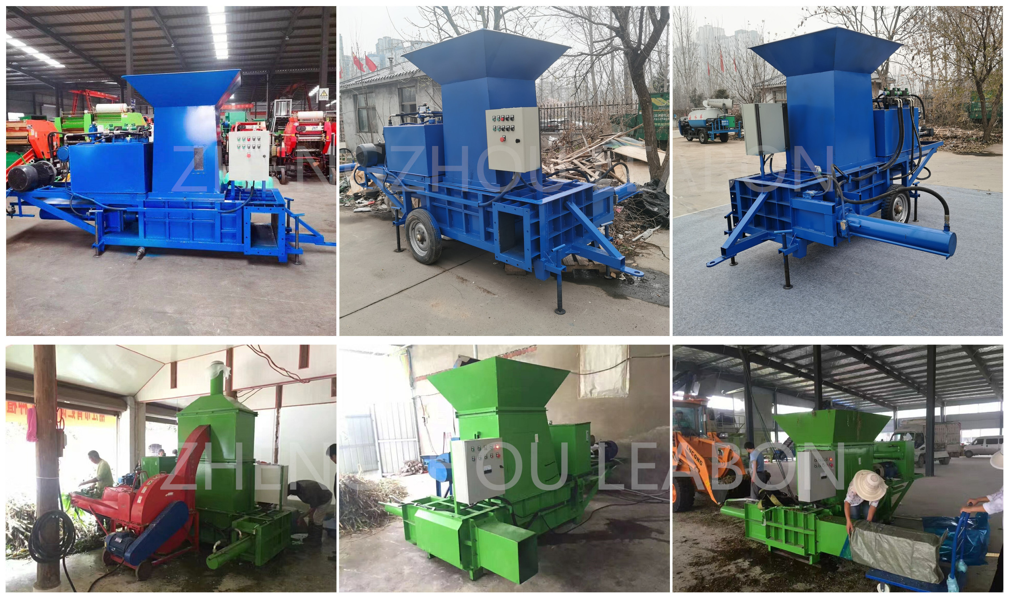 50kg/Bag Hay Baler Used Alfalfa Baler Machine Silage Straw Baler