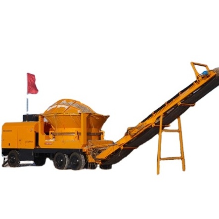 Mobile Wood Trunk Grinding Equipment Large Size Wast Wood Crushing Machine  Diesel Pallet Shredder Price