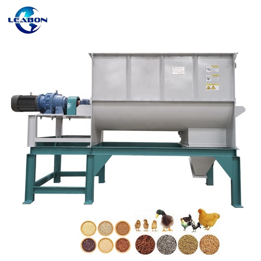 CE Chicken Pig Sheep Cattle Feed Mixing Machine Poultry Feed Mixer Small Animal Feed Grinder Mixer